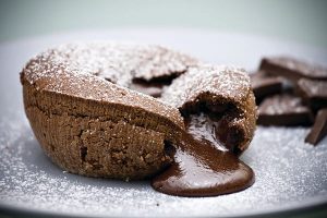 Sweet cakes: 2 brownies and 2 fondants