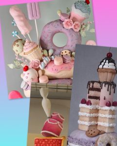 CAKE MAKING CANDY THEME