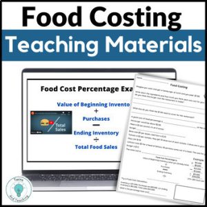 Food costing and pricing