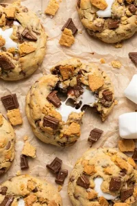SCOOPABLE COOKIES, BLONDIES, S’MORES CHOCOLATE CHIP COOKIES