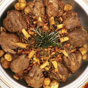 FREEKEH WITH LAMB, MOGHRABIEH, CHICKEN ORIENTAL RICE CLASS