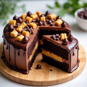 LONDON CAKE, FERRERO ROCHER, CHOCOLATE DULCE DE LECHE, CHOCOLATE CHIP COOKIES CAKE